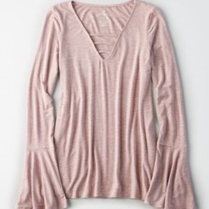 AE Soft & Strappy Bell Sleeve top
